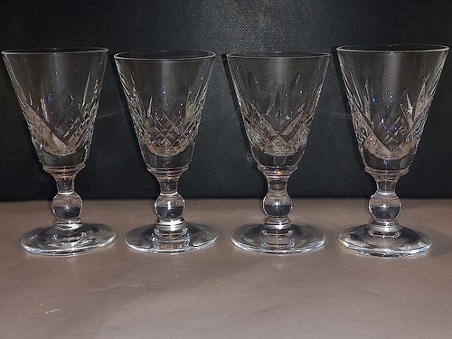 Four stuart crystal - ,