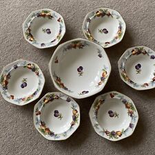 Lovely Wedgwood Imperial Porcelain Fruit Bowl Set