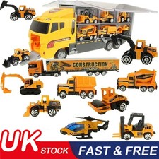 Construction Vehicle Car Truck Toy Car Transporter Excavator For Boys Kids Gift