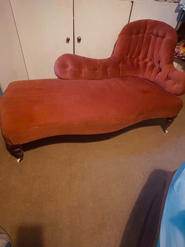 Chaise longue mahogany antique - longue,