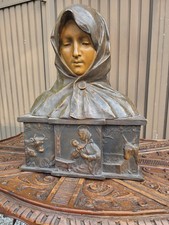 Antique 1879 Terracotta Signed