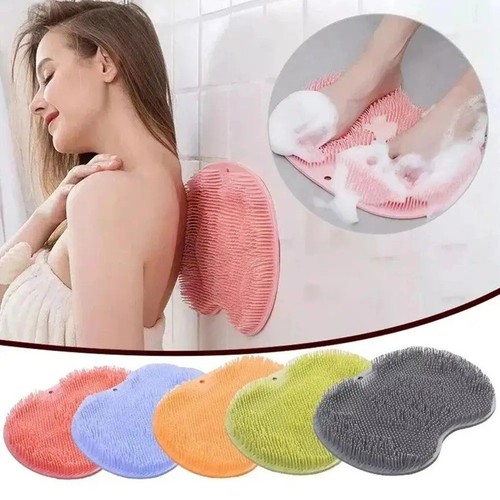 Shower foot scrubber mat back - shower,