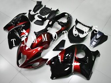 For Hayabusa GSX1300R 99-07 Black Red ABS Injection Mold Bodywork Fairing Kit
