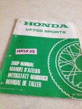 Honda VF750S VF750 Sports VF 750 Shop Workshop Manual Supplement Ed. 85