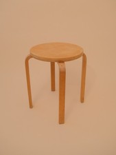 Ikea Frosta Wooden Stool Bent Plywood Side Table Plant Stand Artek Style