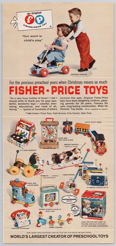 1964 fisher price toys - 1964,