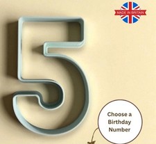 Birthday Age Number Cookie