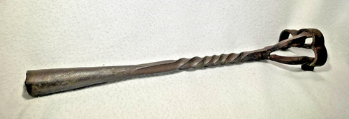 Antique branding iron hand - branding,
