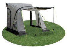 NEW Quest Falcon 260 Poled Porch Awning Quick Easy Lightweight Caravan Grey NEW