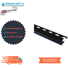 Tile Trims Aluminium Round Shape 8mm 10mm 12mm 14mm  Multi Colour Brass Silver