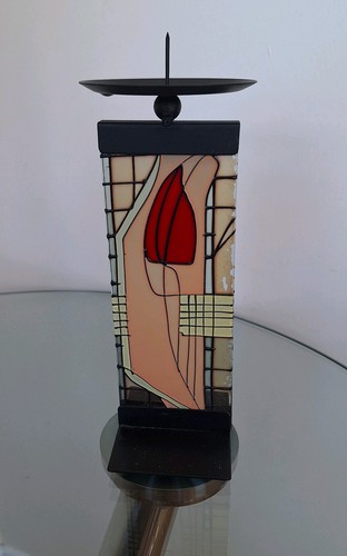 Vintage stained glass charles - vintage,