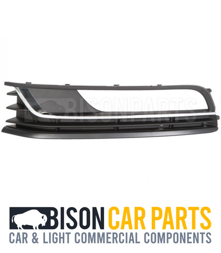 Front left bumper - left, chrome