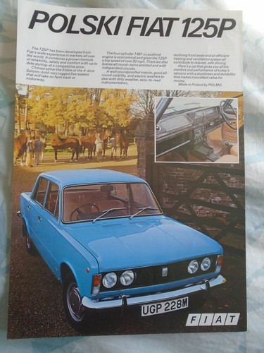 Polski fiat 125p brochure - polski,