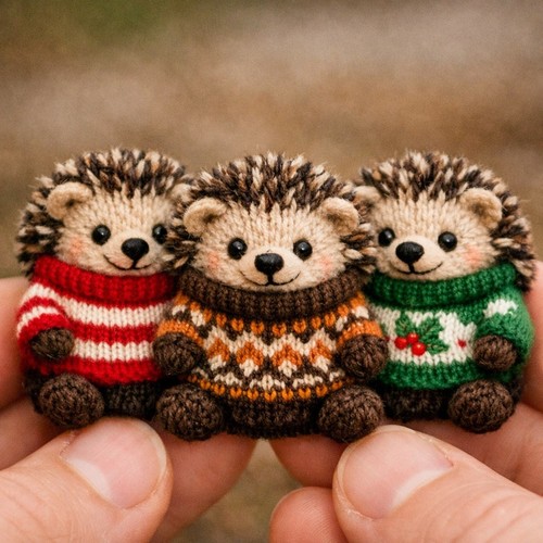 Hedgehog knitting pattern - hedgehog,