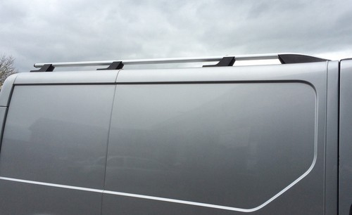 Alu roof rack rails - side, bars