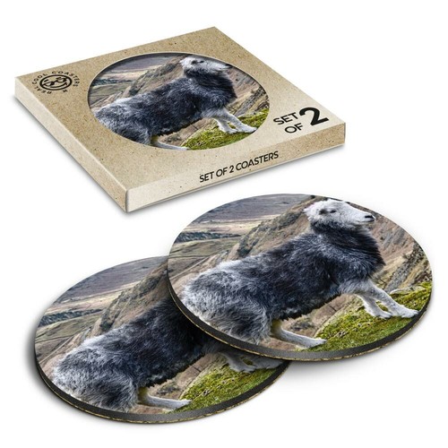 Boxed round coasters - x,
