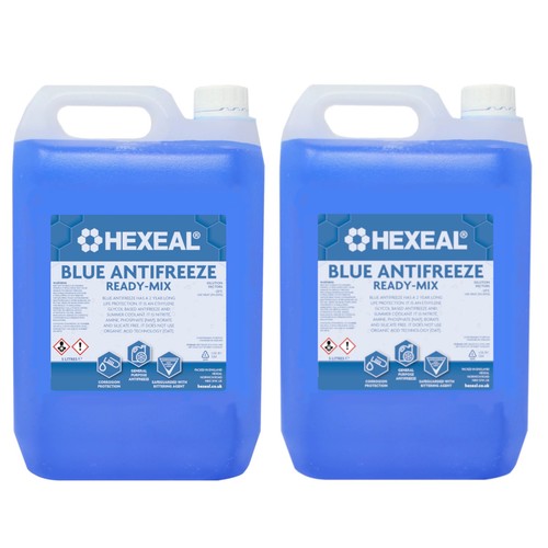 Hexeal blue antifreeze 5l - blue,