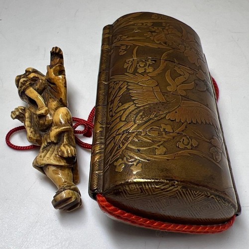 Antique japanese tier inro - 5,