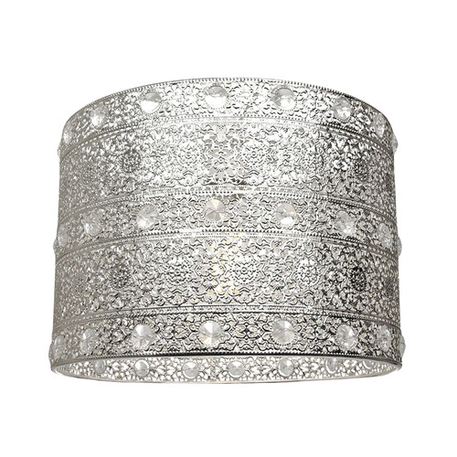 Antique silver acrylic gem - antique,