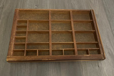 VTG Wooden Printer’s Tray