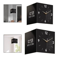 Corner Clock Double Sided Wall