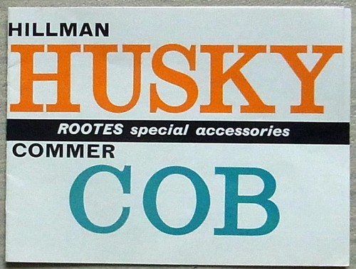 Hillman husky commer cob - hillman,