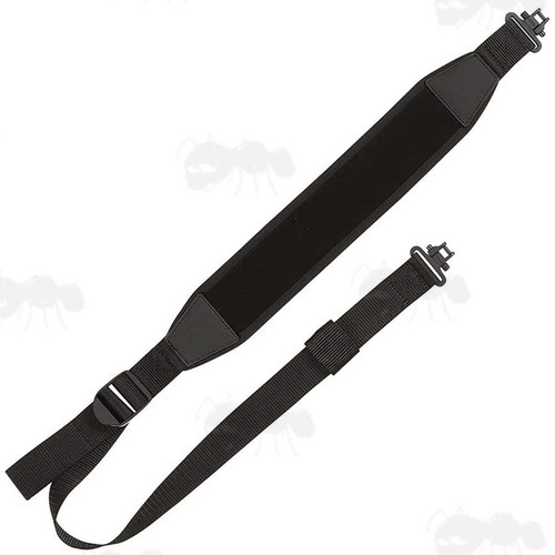 Neoprene rifle sling with - sling,