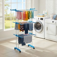 4 Tier Foldable Clothes Airer