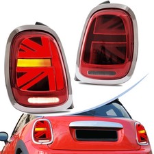 VLAND RED LED Rear Lights For 2014-2019 BMW Mini Cooper F55 F56 F57 W/Sequential