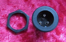 Bulgin 3-Pin Mains Chassis Connector / Socket Quad FM3 Tuner Rear Panel PX0429