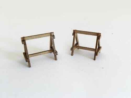 Wooden trestles pack 18 - wooden,