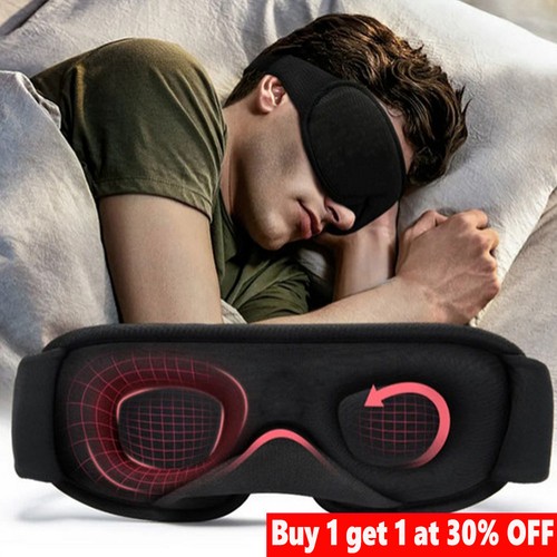Soft padded sleep mask 3d - mask,