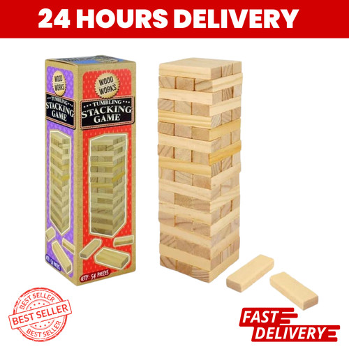 Pcs wooden tumbling - wooden, tower