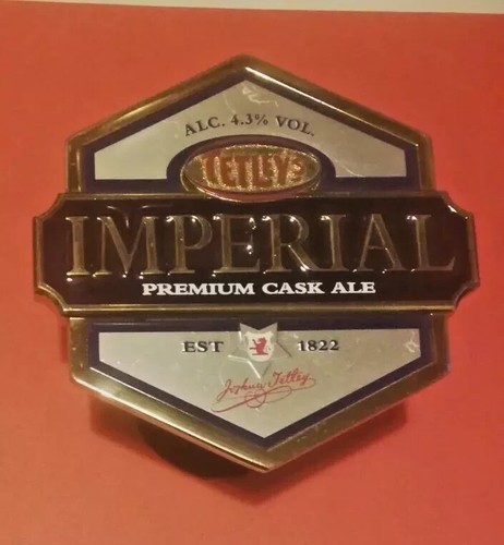 Beer pump clip badge - , tetley's