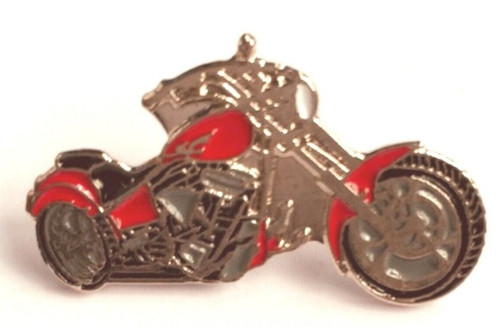 Red chopper motorcycle bikers - red,