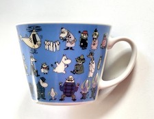 Japan Yamaka Shoten Moomin Valley & Friends 400 ml blue porcelain mug