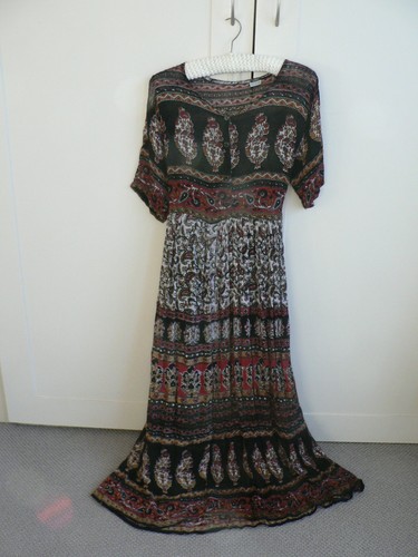 Vintage paisley indian - vintage, sheer