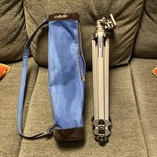 Velbon VE-3 Professional Aluminium Tripod 24" To 50" Made in Japan + Case