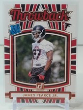 2025 Donruss Football - James Pearce Jr. #13 Throwback Rated Rookie (RC) Falcons