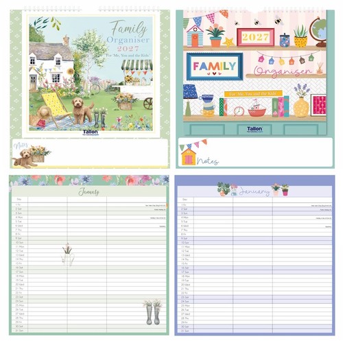 2027 family organiser calendar - 2027,