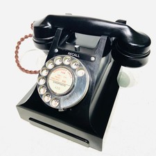 GPO Bakelite Rotary Telephone Model 330L , 1940’s. Excellent, Working Well