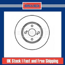 2x Brake Discs Solid For