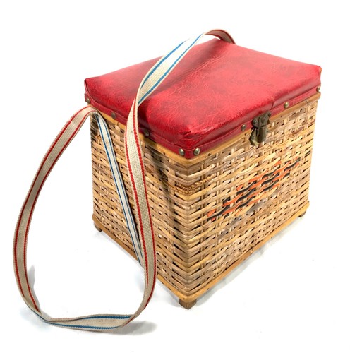 Vintage 1970s wicker fishing - vintage,