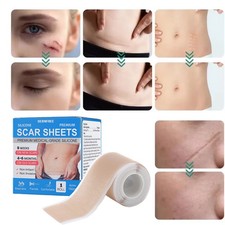 DERMFREE Silicone Scar Sheet MEDICAL GRADE Scar Removal Silicone Tape Treatment