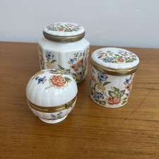 Aynsley Cottage Garnen Three Lidded Pots  (G7L)