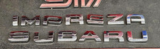 Genuine Subaru Impreza Truck Boot Badge Decal Set Emblem Lettering Logo