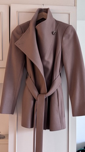 Ted baker elethea coat taupe - coat,