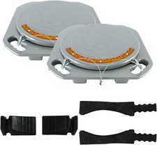 2PCS Wheels Alignment Tool Heavy Duty Alignment Turn Plates Car Front End Wheel