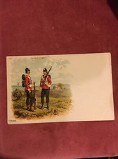 Pre-WW1 SUFFOLK REGIMENT CHROMOLITHOGRAPHIC PRINTED PC ca 1900