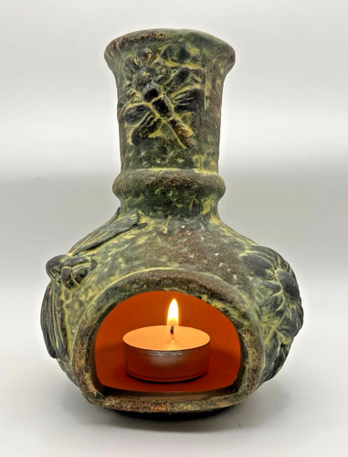 Chiminea tea light holder - chiminea,